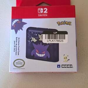 HORI Nintendo Switch 24-Game Card Case Gengar & Mimikyu Purple NSX-091U